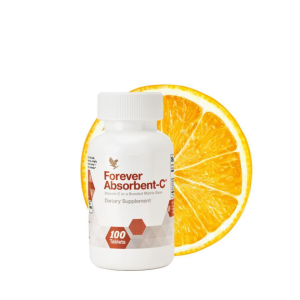 Forever Absorbent-C, witamina C z otrębami owsianymi, 100 tabletek